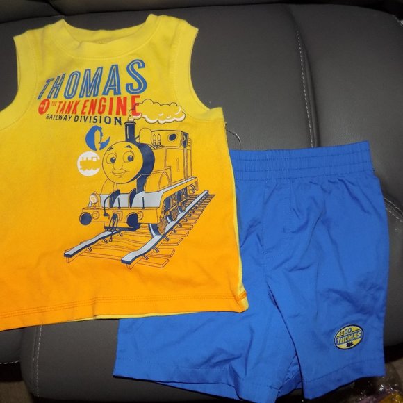 Thomas & Friends Thomas the Tank 2PC Yellow/Blue - Picture 1 of 5